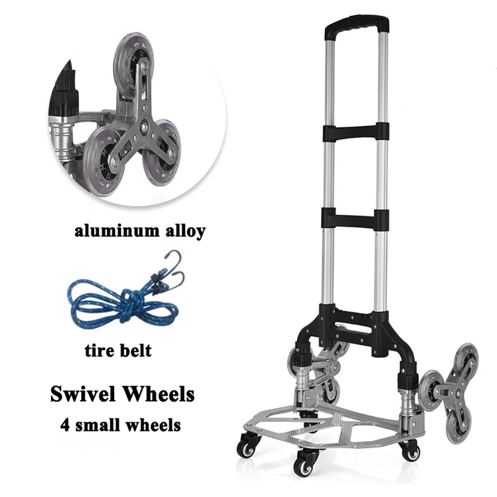 Stair Climbing Cart Aluminum Alloy Portable Climbing Cart 10 Wheels All Terrain Stair Climber Hand TruckHeavy Duty
Stair Climbing Cart Aluminum Alloy Portable Climbing Cart 10 Wheels All Terrain Stair Climber Hand TruckHeavy Duty