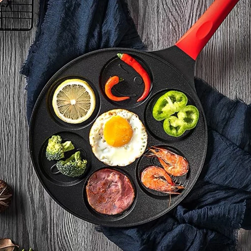 Kitchen Breakfast Maker Animal Mold 7 Holes Pancake Pan Flat Base Easy Clean U90A
Kitchen Breakfast Maker Animal Mold 7 Holes Pancake Pan Flat Base Easy Clean U90A