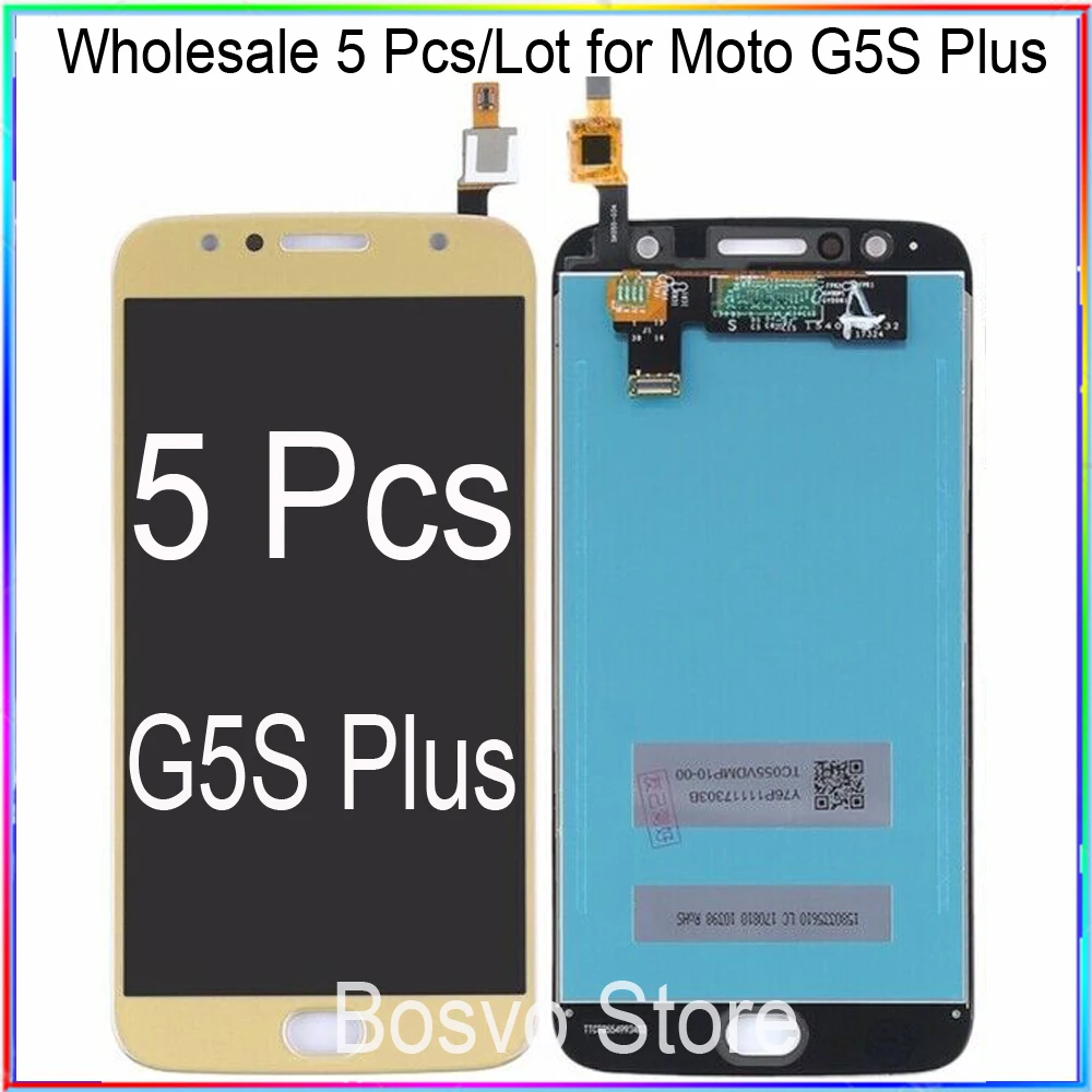 Оптовая продажа 5 шт./лот для Moto G5S Plus ЖК-дисплей с сенсорным дигитайзером в сборе XT1802 XT1803 XT1805 XT1086
Оптовая продажа 5 шт./лот для Moto G5S Plus ЖК-дисплей с сенсорным дигитайзером в сборе XT1802 XT1803 XT1805 XT1086