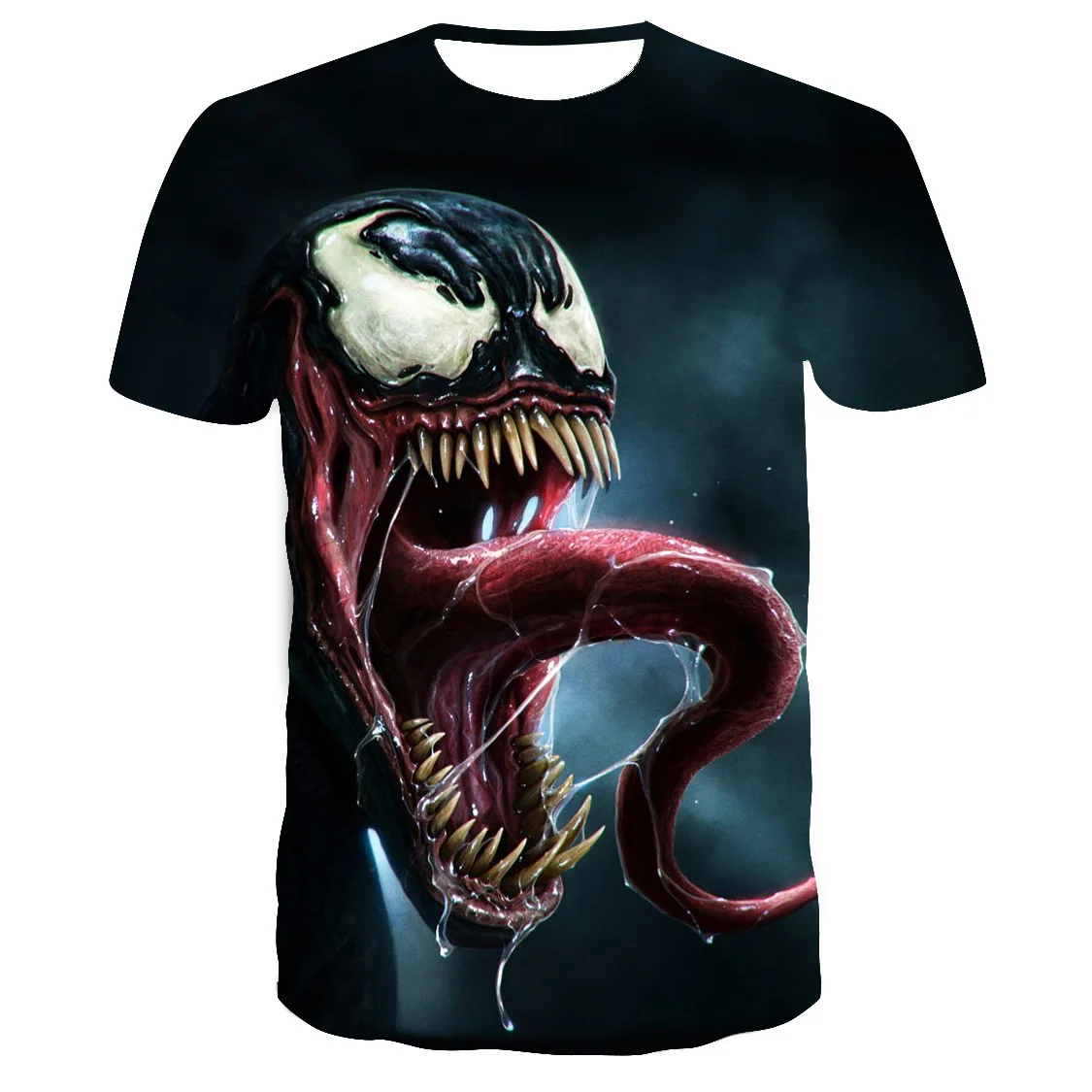 Новый летний Venom 3D футболка для маленьких мальчиков и девочек студентов футболки