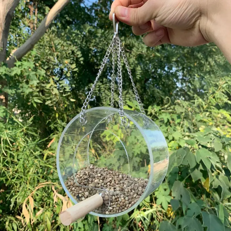 Good Window Bird Feeder with Strong Extra Suction Cups& Hanging Chains, Refillable Sliding Hanging Tray/Drain Holes Wild Bird
Good Window Bird Feeder with Strong Extra Suction Cups& Hanging Chains, Refillable Sliding Hanging Tray/Drain Holes Wild Bird