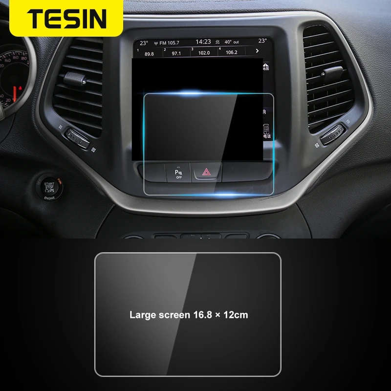 TESIN Car Interior GPS Navigation Screen Nanofilm Protective Film Decoration For Dodge Challenger Accessories
TESIN Car Interior GPS Navigation Screen Nanofilm Protective Film Decoration For Dodge Challenger Accessories