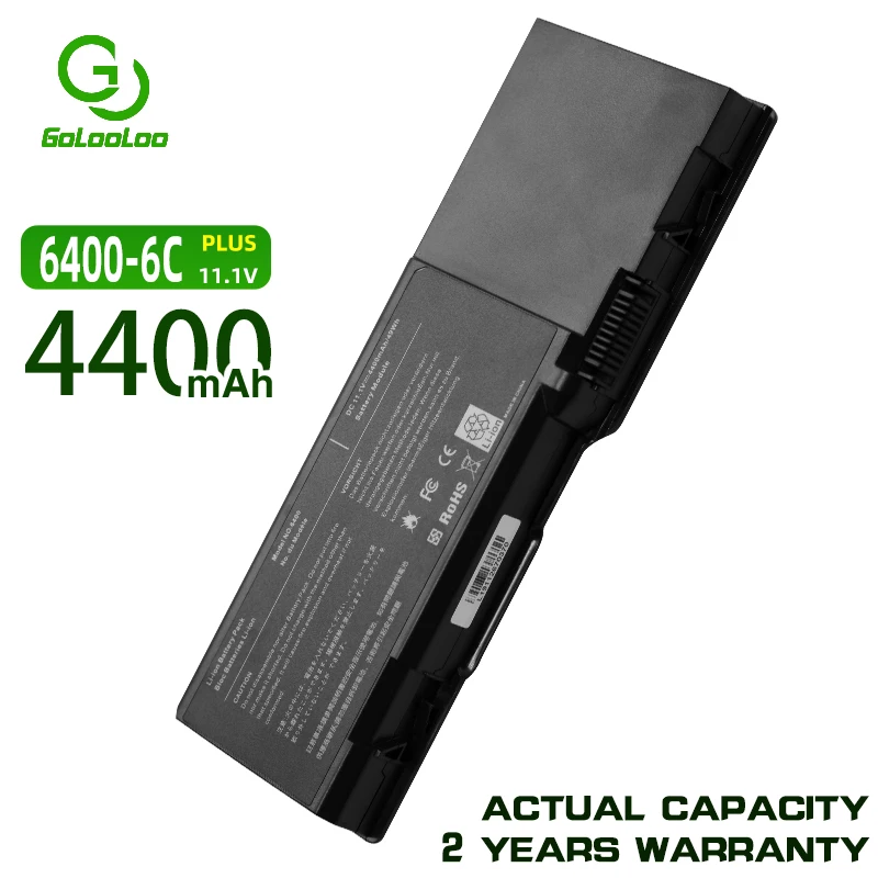 Аккумулятор Golooloo 4400 мАч для ноутбука Dell Inspiron 6400 1501 E1505, Latitude 131L, Vostro 1000 GD761 KD476 HK421
Аккумулятор Golooloo 4400 мАч для ноутбука Dell Inspiron 6400 1501 E1505, Latitude 131L, Vostro 1000 GD761 KD476 HK421