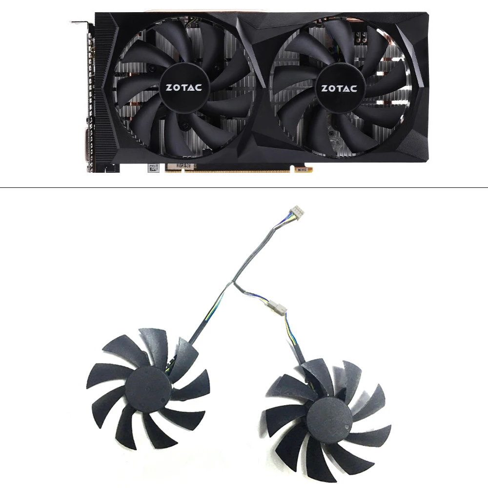 GA92S2U 85 мм 4Pin VGA вентилятор охлаждения GTX1660 TI GA91S2U для Zotac GTX 1060 1660 6G 1660TI AMP Core Edition