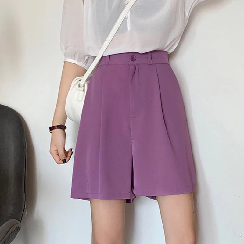 Wide Legs Draping Straight Polyester Pocket Short Plus Size Solid Bermuda All-Match Retro Suits Shorts Ladies Casual High Waist
Wide Legs Draping Straight Polyester Pocket Short Plus Size Solid Bermuda All-Match Retro Suits Shorts Ladies Casual High Waist