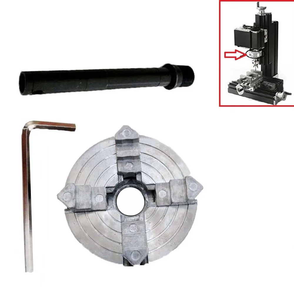 Four 4 Jaw Chuck Z011A For Metal Mini Lathe M12x1mm Threaded Back 1.8~56mm/12~65mm Mini Collet Lathe Accessory
Four 4 Jaw Chuck Z011A For Metal Mini Lathe M12x1mm Threaded Back 1.8~56mm/12~65mm Mini Collet Lathe Accessory