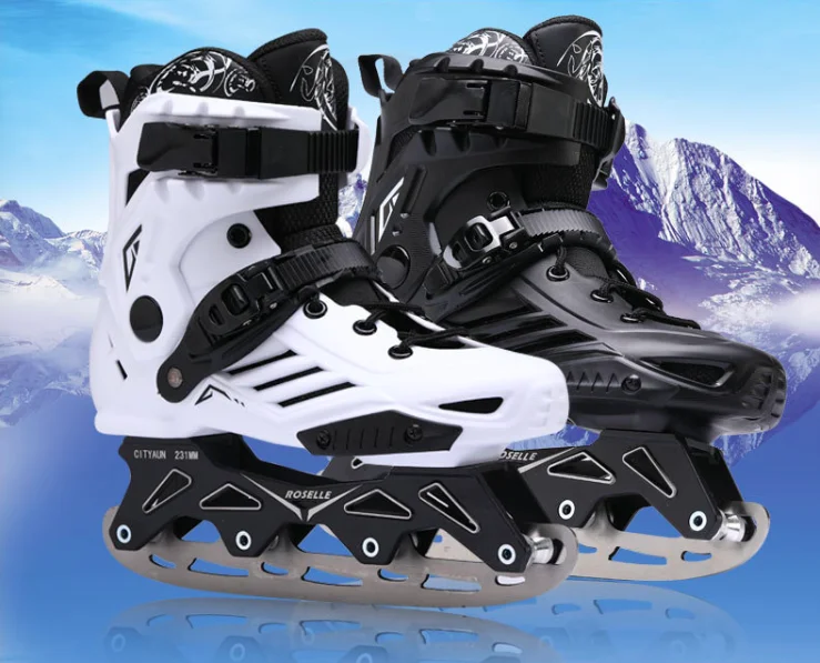 Skate roller skates adult college students men and women figure skating shoes skate shoes ice roller interchangeable shoes
Skate roller skates adult college students men and women figure skating shoes skate shoes ice roller interchangeable shoes