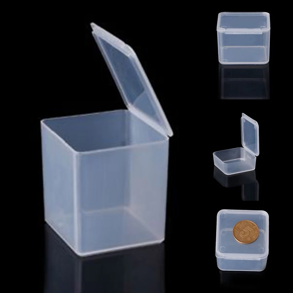 4 Sizes Small Square Clear Plastic Jewelry Pill Storage Boxes Beads Craft Case Containers Product Packaging Part Accessories Box
4 Sizes Small Square Clear Plastic Jewelry Pill Storage Boxes Beads Craft Case Containers Product Packaging Part Accessories Box