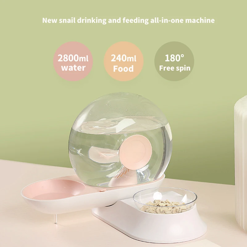 2.8L Large Capacity Snails Bubble Automatic Cat Drinking Fountain Kitten Water Bowl Fountain Feeder Pets Water Dispenser
2.8L Large Capacity Snails Bubble Automatic Cat Drinking Fountain Kitten Water Bowl Fountain Feeder Pets Water Dispenser