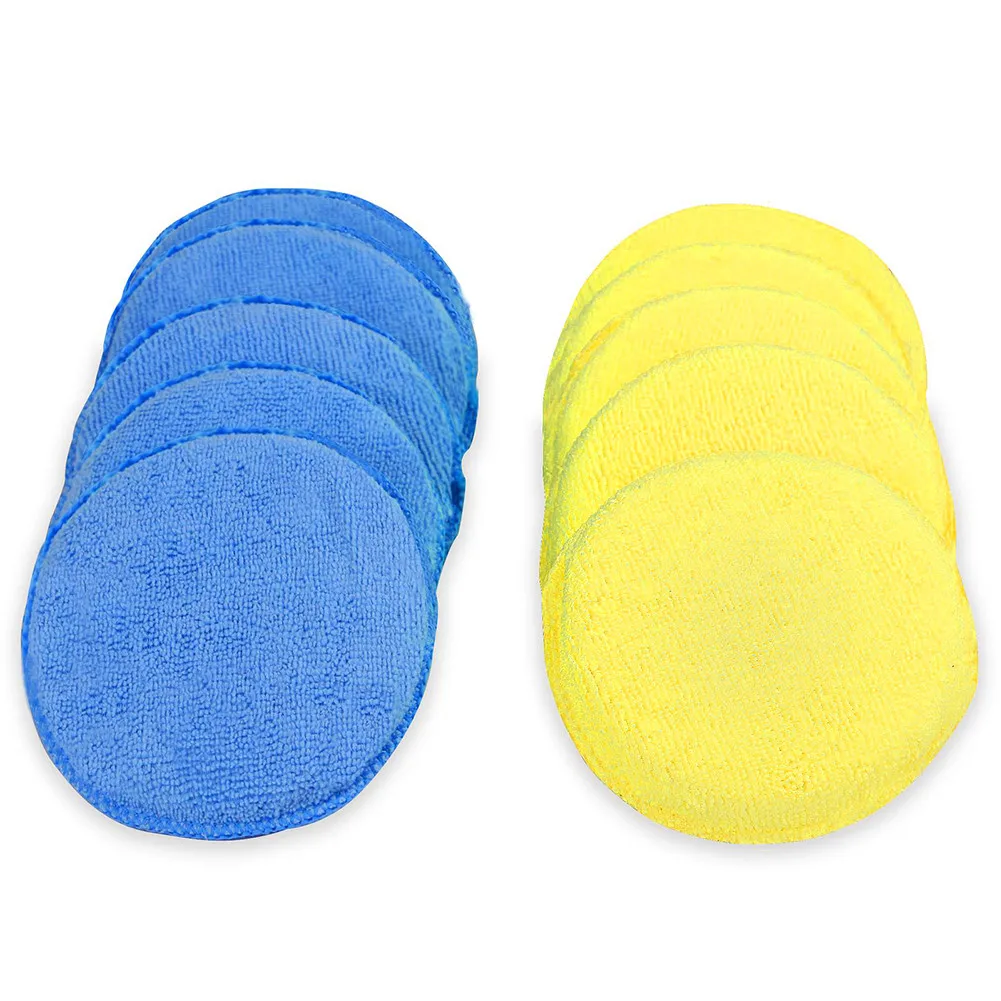 Waxing Sponge 10 PCS 13*13*2.5CM Applicator Pads Blue+Yellow Microfiber Parts Accessories Polishing
Waxing Sponge 10 PCS 13*13*2.5CM Applicator Pads Blue+Yellow Microfiber Parts Accessories Polishing