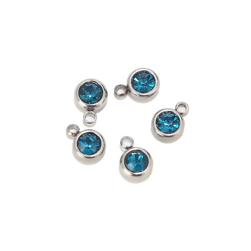 10pcs Stainless Steel Gold Birthstone Crystal Charms Accessories for Necklace Bracelet Jewelry Making
10pcs Stainless Steel Gold Birthstone Crystal Charms Accessories for Necklace Bracelet Jewelry Making