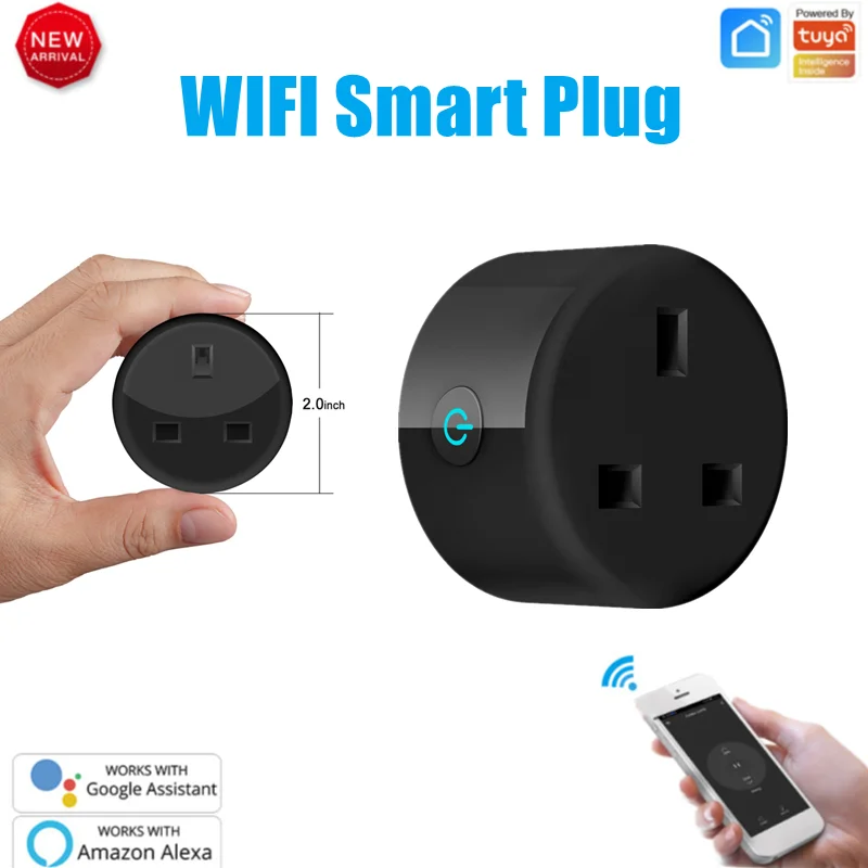 10PCS 10A TUYA Smart Plug WIFI Timming Remote Control By Smart Life APP Wireless Socket Work With Alexa Google Home UK Standard
10PCS 10A TUYA Smart Plug WIFI Timming Remote Control By Smart Life APP Wireless Socket Work With Alexa Google Home UK Standard