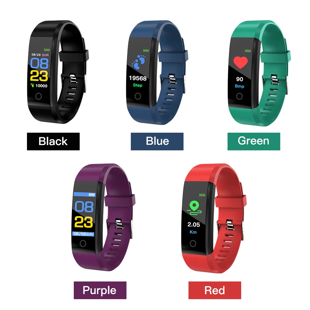 Sport Smart Bracelet Fitness Tracker 0.96in TFT Display Screen Heart Rate Monitor Sleep Monitoring Call Reminder Smart Band
Sport Smart Bracelet Fitness Tracker 0.96in TFT Display Screen Heart Rate Monitor Sleep Monitoring Call Reminder Smart Band