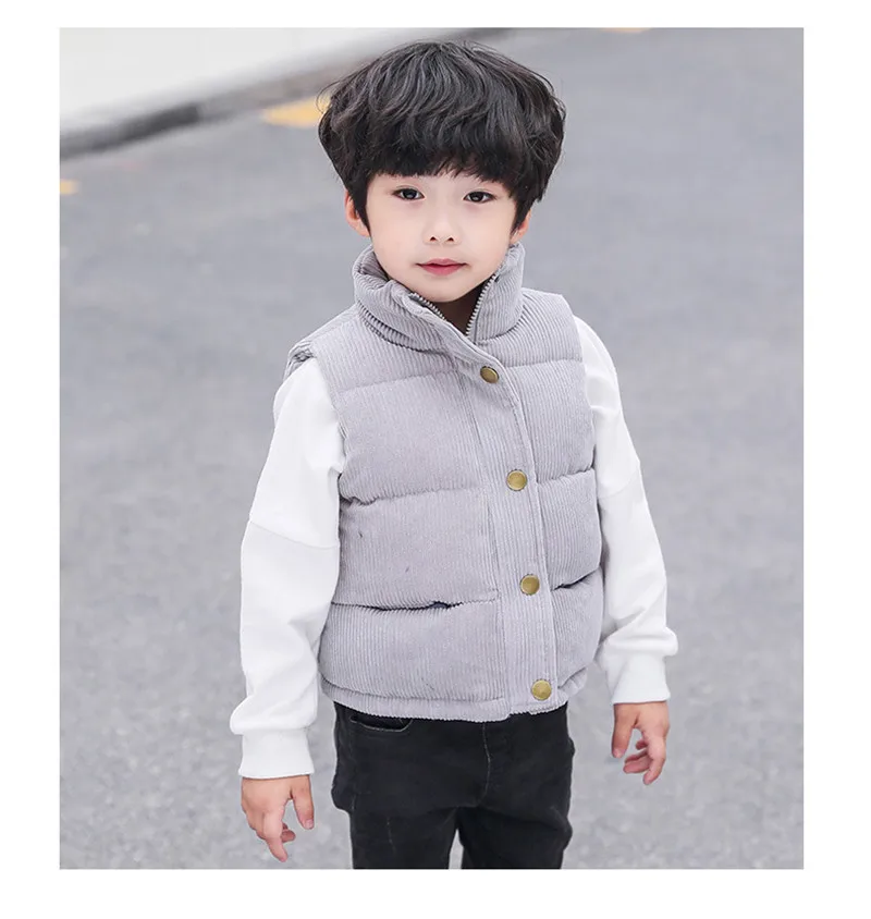 New Autumn Winter Children Vests 4-12 Years Warm Waistcoats For Boys & Girls Thick Vests Kids Waterproof Bright Jacket Outerwear
New Autumn Winter Children Vests 4-12 Years Warm Waistcoats For Boys & Girls Thick Vests Kids Waterproof Bright Jacket Outerwear