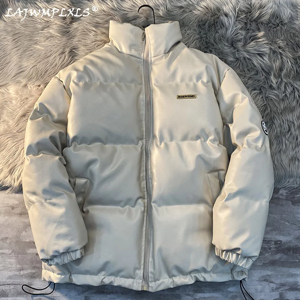 Winter Puffer Jacket Men Brand Fashion Parkas Bubble Coats Warm Stand Collar Zipper Loose Windproof PU Leather for Males Short
Winter Puffer Jacket Men Brand Fashion Parkas Bubble Coats Warm Stand Collar Zipper Loose Windproof PU Leather for Males Short