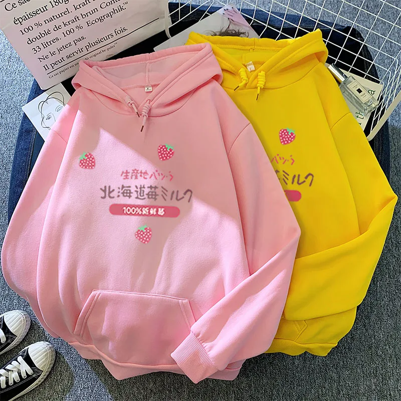 Winter oversized hoodies women sweatshirts Hokkaido strawberry print hooded aesthetic hoodie spring ladies hoody streetwea
Winter oversized hoodies women sweatshirts Hokkaido strawberry print hooded aesthetic hoodie spring ladies hoody streetwea