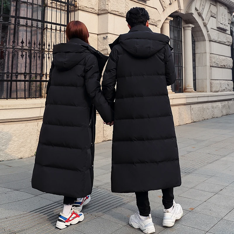Luck A 2020 Winter Men Women Couple plus szie Down coats Thick Warm Hooded long coats female White Duck Down Solid outerwears
Luck A 2020 Winter Men Women Couple plus szie Down coats Thick Warm Hooded long coats female White Duck Down Solid outerwears