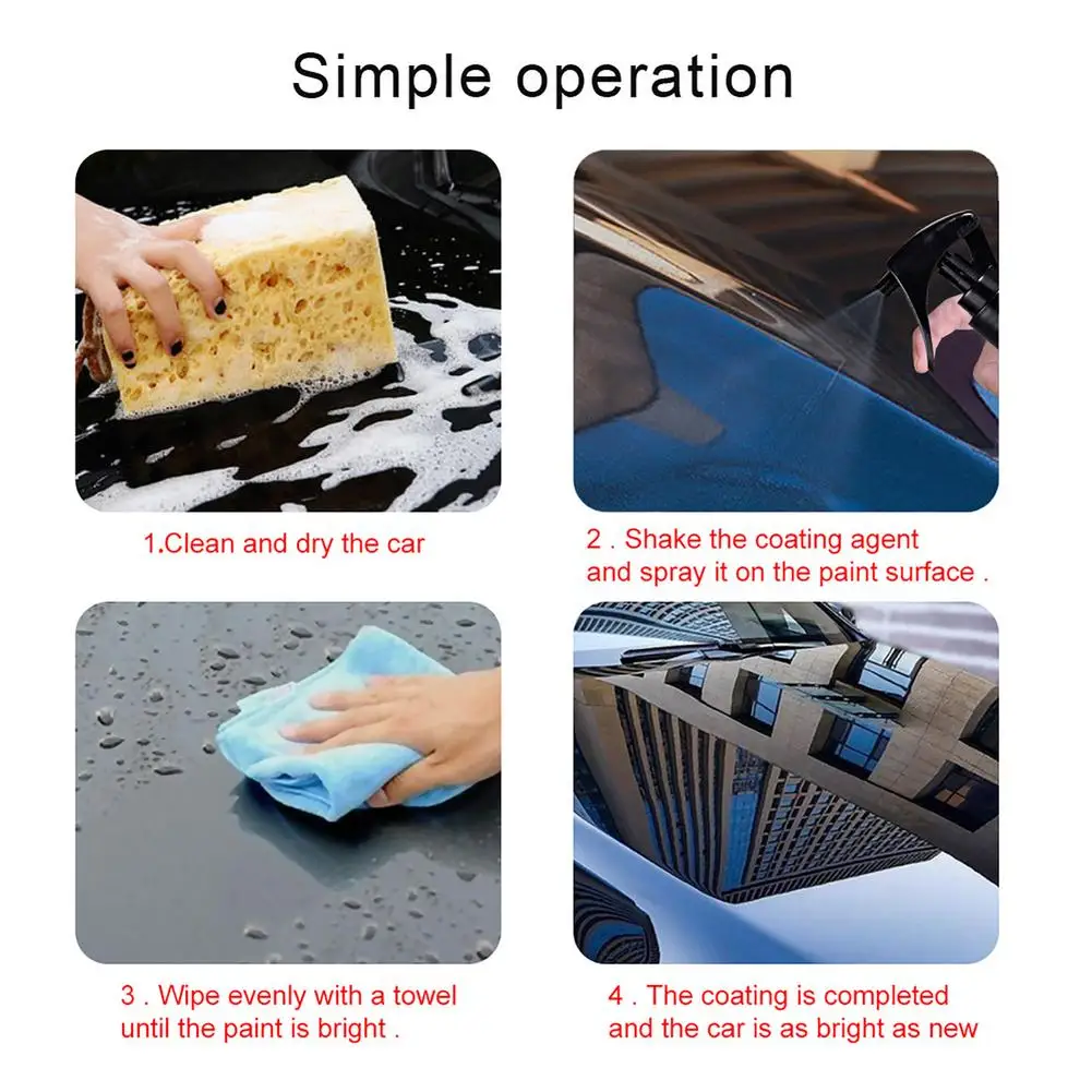 100ml Nano Car Painted Car Wax Spraying Coating Painted Coating Polishing Spraying Car Care Hydrophobic Scratches Repair
100ml Nano Car Painted Car Wax Spraying Coating Painted Coating Polishing Spraying Car Care Hydrophobic Scratches Repair