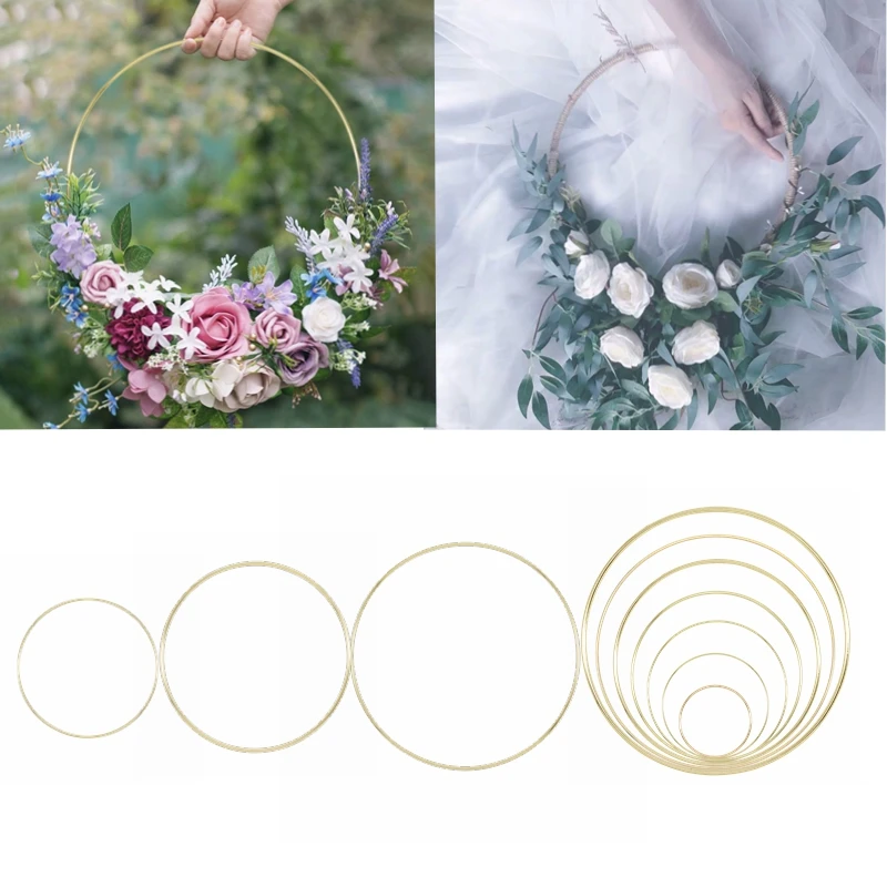 Metal Garland Catcher Round Hoop Ring DIY Wreath Craft Dreamcatcher Hoop Artificial Flower Rack Wedding Bride Handmade Wall Deco
Metal Garland Catcher Round Hoop Ring DIY Wreath Craft Dreamcatcher Hoop Artificial Flower Rack Wedding Bride Handmade Wall Deco