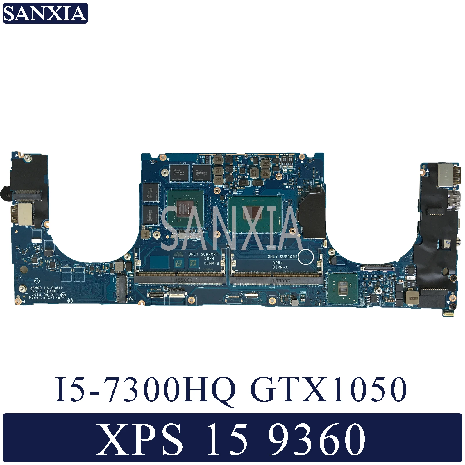 Материнская плата KEFU LA-E331P для ноутбука Dell XPS-15 9560 оригинальная материнская плата I5-7300HQ GTX1050
Материнская плата KEFU LA-E331P для ноутбука Dell XPS-15 9560 оригинальная материнская плата I5-7300HQ GTX1050