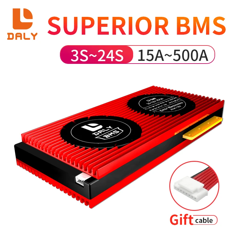 Daly BMS 4S 12V LiFePo4 li-ion 3S 7S 8S 12S 13S 14S 15S 16S 17S 20S 24S используется для электронных велосипедов