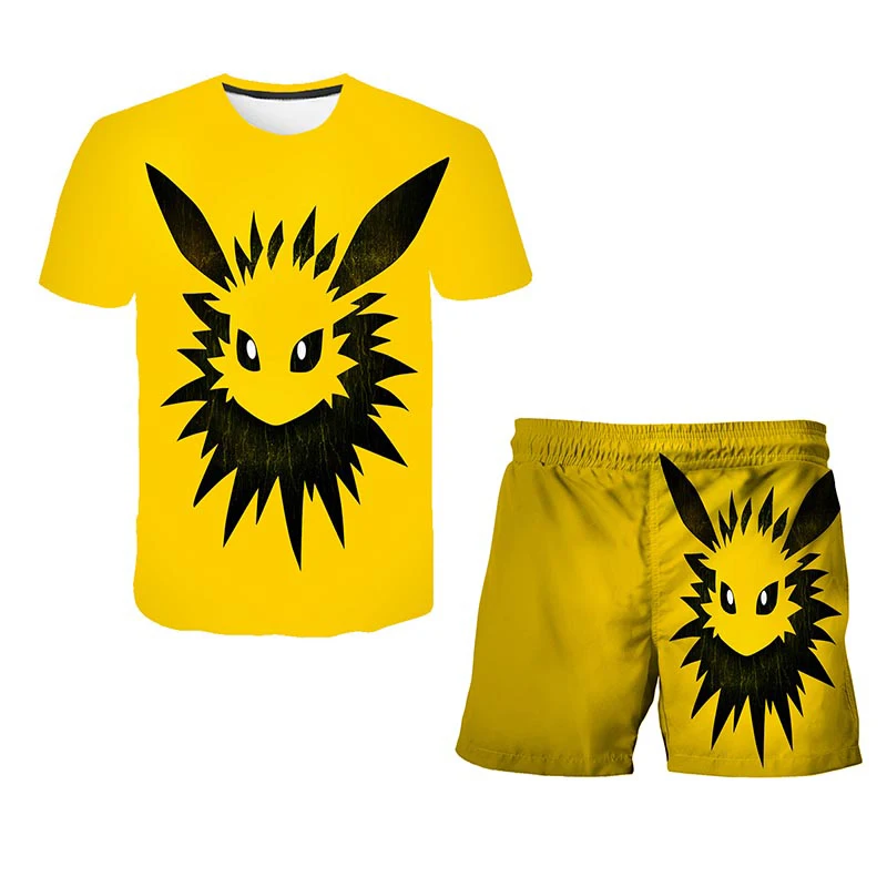 Summer 2021 New 2-piece Pikachu T-shirt Set Cute Print, Designed For Boys And Girls Casual Fashion Short Sleeve 4-14t Baby Top
Summer 2021 New 2-piece Pikachu T-shirt Set Cute Print, Designed For Boys And Girls Casual Fashion Short Sleeve 4-14t Baby Top