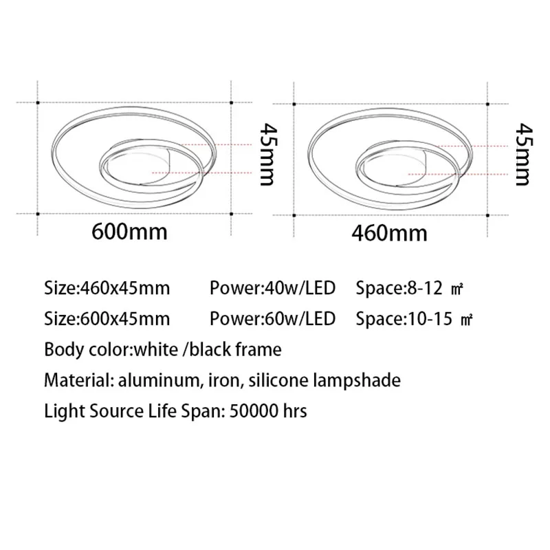 Modern Led Chandelier Lights Simple Lighting For Living Bedroom Study Room White Black Indoor Lamps Fixtures Dimmable AC90-260V
Modern Led Chandelier Lights Simple Lighting For Living Bedroom Study Room White Black Indoor Lamps Fixtures Dimmable AC90-260V