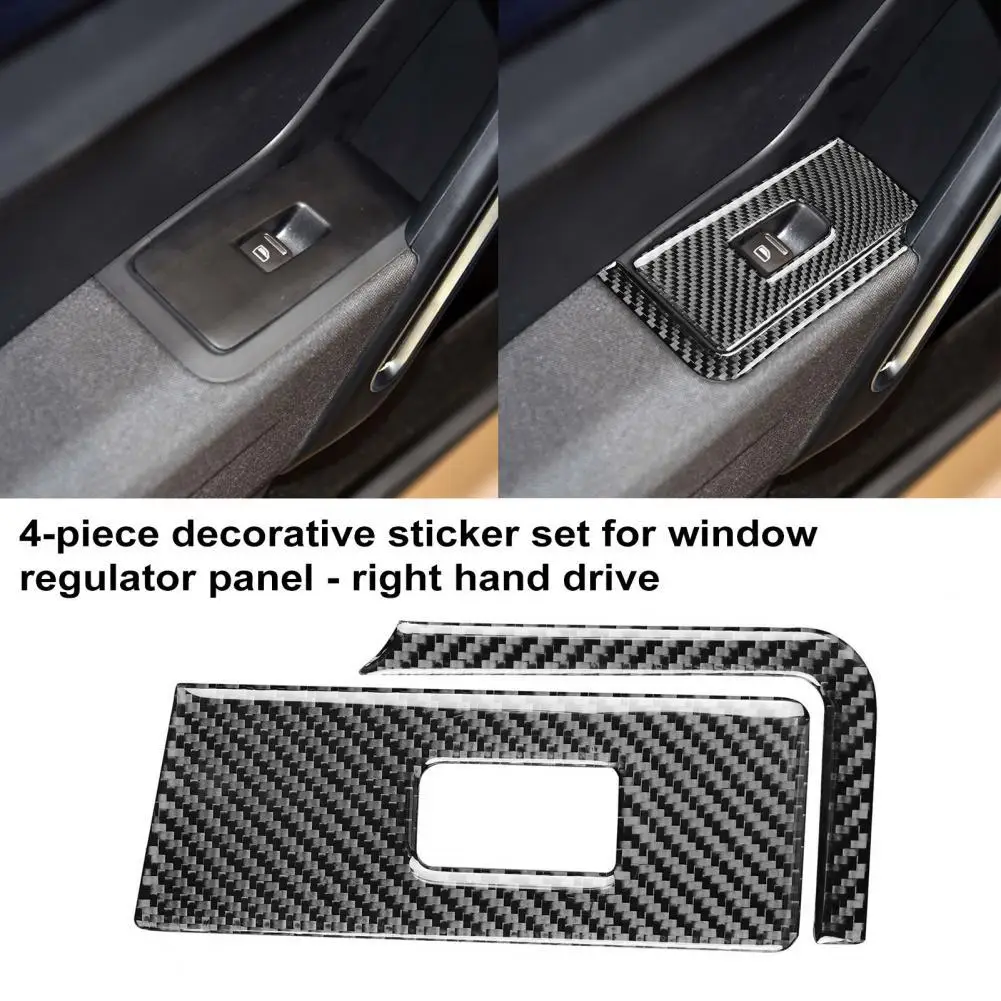 Lightweight 4Pcs Exquisite Door Window Lift Button Panel Trim Waterproof Panel Decor Sticker Exquisite Craftsmanship
Lightweight 4Pcs Exquisite Door Window Lift Button Panel Trim Waterproof Panel Decor Sticker Exquisite Craftsmanship