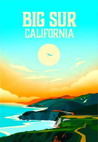 Vintage Big Sur Travel Poster Travel Poster Metal Tin Sign 8x12 Inch Retro Art Home Cafe Office Wall Decor New
Vintage Big Sur Travel Poster Travel Poster Metal Tin Sign 8x12 Inch Retro Art Home Cafe Office Wall Decor New