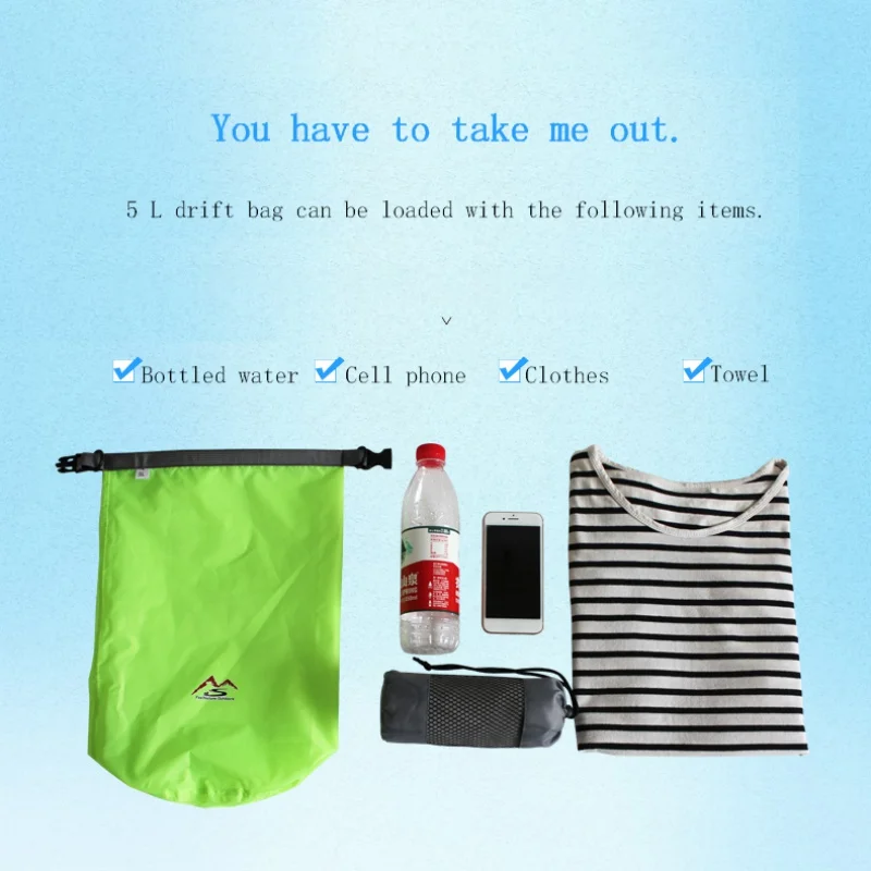 20L/40L/70L Outdoor Dry Waterproof Bag Dry Bag Sack Waterproof Floating Dry Gear Bags For Boating Fishing Rafting Swimming 5 10L
20L/40L/70L Outdoor Dry Waterproof Bag Dry Bag Sack Waterproof Floating Dry Gear Bags For Boating Fishing Rafting Swimming 5 10L