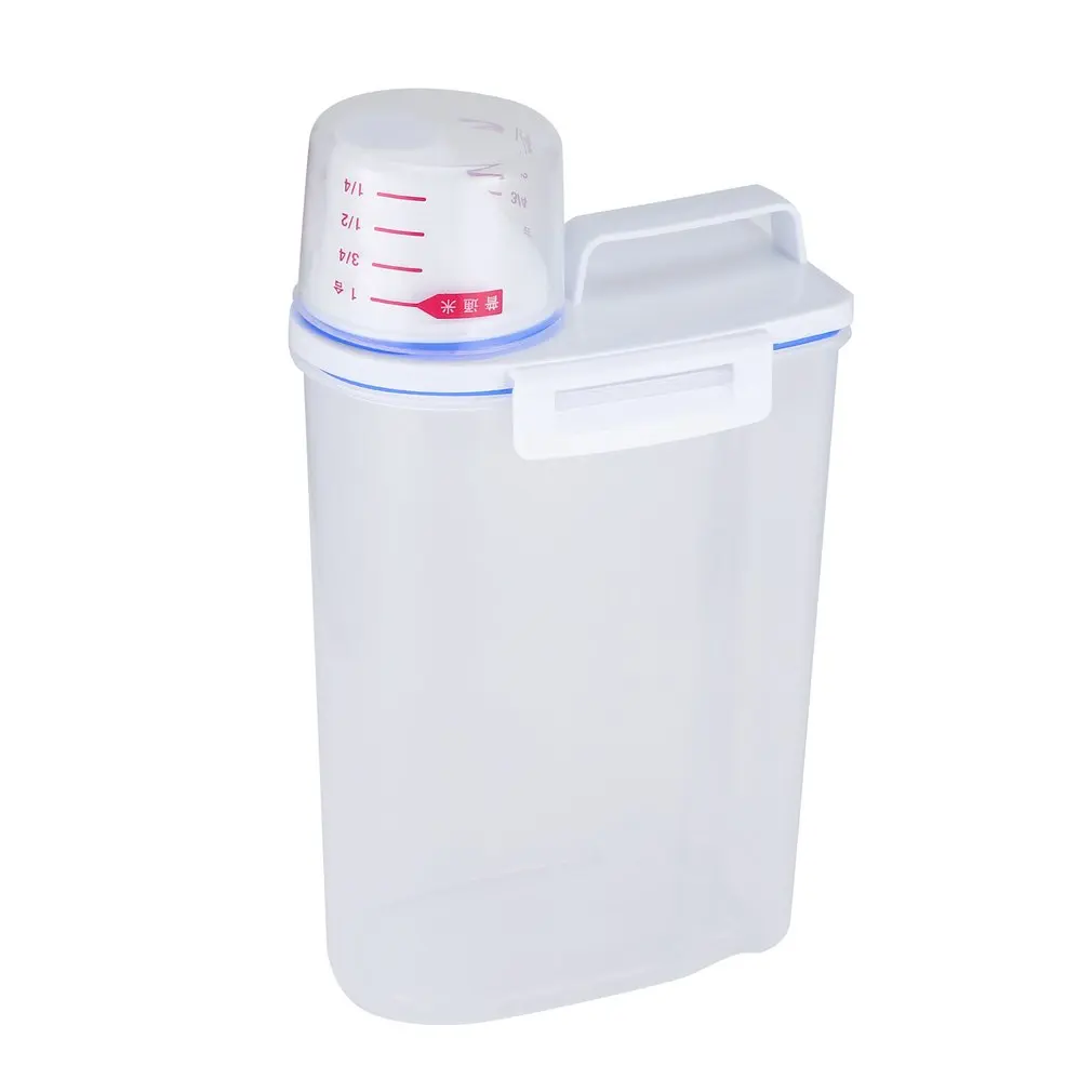 Portable Size Transparent Plastic Kitchen Food Cereal Container Grain Storage Case Bean Bin Rice Storage Box
Portable Size Transparent Plastic Kitchen Food Cereal Container Grain Storage Case Bean Bin Rice Storage Box