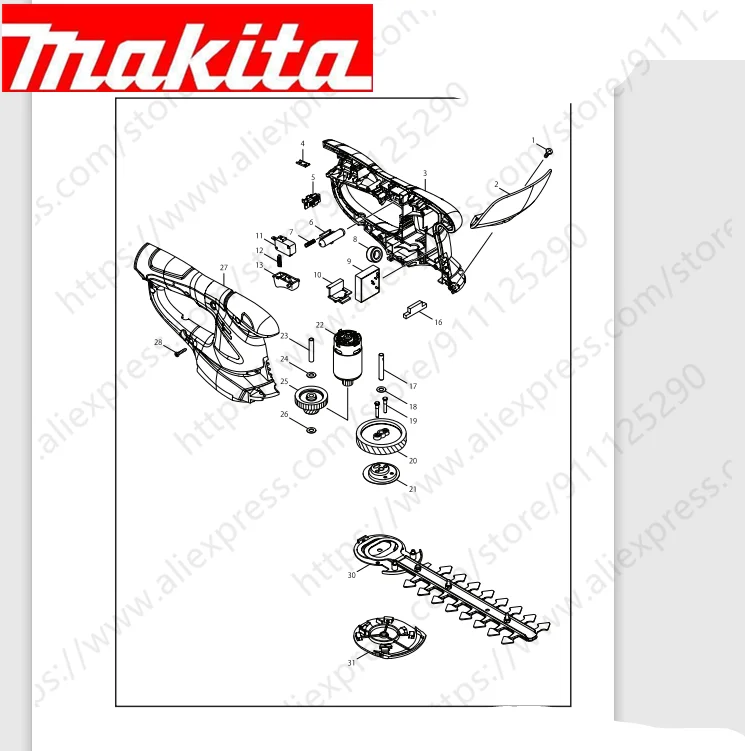 Maktia for UH200D Rotor switch stator handle housing bearing Spindle gear (Consult customer service)
Maktia for UH200D Rotor switch stator handle housing bearing Spindle gear (Consult customer service)