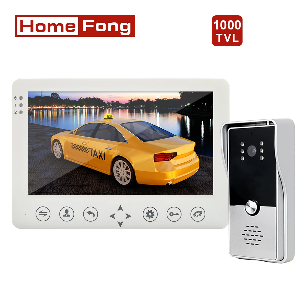 Homefong Wired Door Intercom System with Video Door Phone Doorbell Camera 7 Inch Dual way Talk Monitoring Gate Unlock 1000TVL
Homefong Wired Door Intercom System with Video Door Phone Doorbell Camera 7 Inch Dual way Talk Monitoring Gate Unlock 1000TVL
