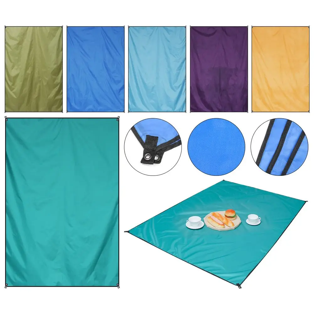 with Ground Nail 150210cm Outdoor Camping Ground Mats Bed Sleeping Pad Waterproof Beach Blanket Picnic Mat Mattress
with Ground Nail 150210cm Outdoor Camping Ground Mats Bed Sleeping Pad Waterproof Beach Blanket Picnic Mat Mattress