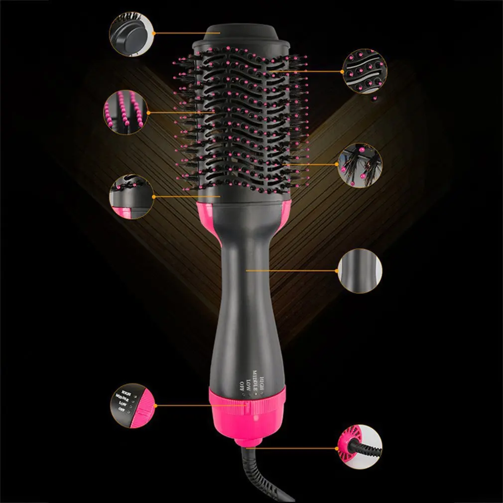 1000W Hair Dryer Hot Air Brush Styler and Volumizer Hair Straightener Curler Comb Roller One Step Electric Ion Blow Dryer Brush
1000W Hair Dryer Hot Air Brush Styler and Volumizer Hair Straightener Curler Comb Roller One Step Electric Ion Blow Dryer Brush