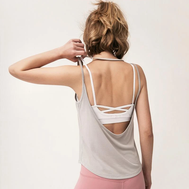 Sleeveless sports vest sports yoga nine points top feminine halter shirt exercise top gym vest halter fitness
Sleeveless sports vest sports yoga nine points top feminine halter shirt exercise top gym vest halter fitness