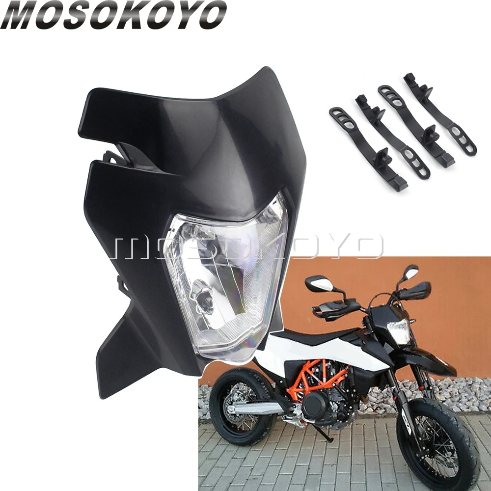 Универсальная фара для мотоциклов SMR XC SX EXC F 125 200 350 500 Enduro R внедорожных