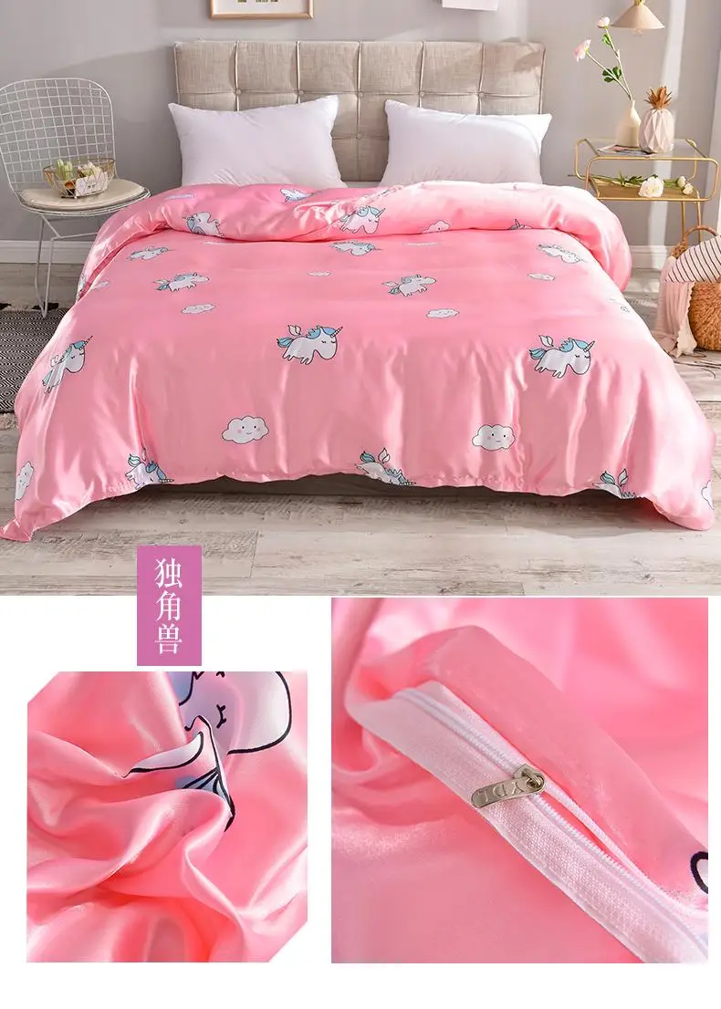 47Luxury bedding set flamingo and unicorn lovely princess pink wash silk bedding cover comfortable and soft
47Luxury bedding set flamingo and unicorn lovely princess pink wash silk bedding cover comfortable and soft