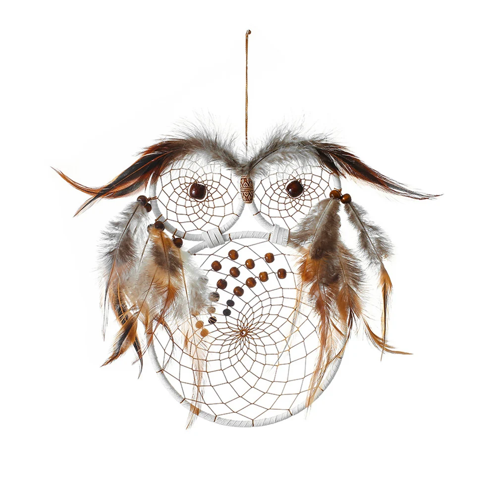 Feather Drop Ornament Owl Shaped Dream Net Catcher Fairy Room Bedroom Home Decoration Crafts Lovely Gift
Feather Drop Ornament Owl Shaped Dream Net Catcher Fairy Room Bedroom Home Decoration Crafts Lovely Gift