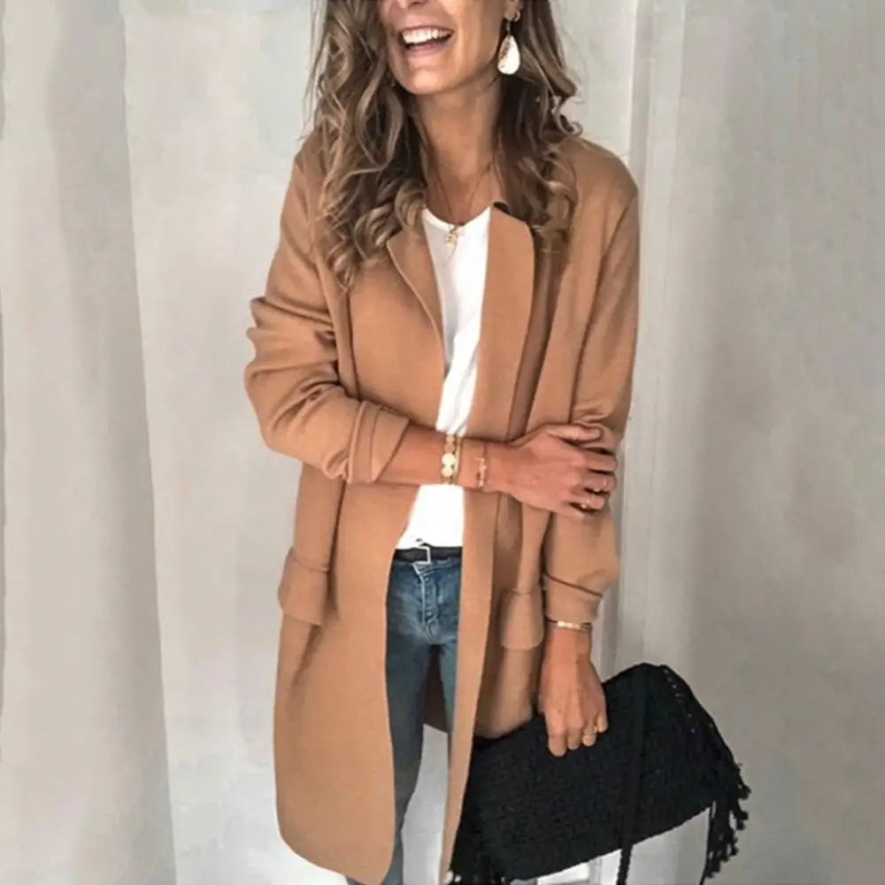 Office Lady Women Autumn Solid Color Lapel Collar Slim Fit Blazer Jacket veste femme
Office Lady Women Autumn Solid Color Lapel Collar Slim Fit Blazer Jacket veste femme
