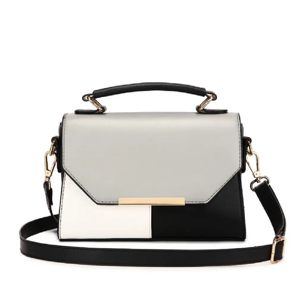 Ladies small bag new cross-body bag fashion single shoulder bag spell color contracted handbag spring summer women's small bag
Ladies small bag new cross-body bag fashion single shoulder bag spell color contracted handbag spring summer women's small bag