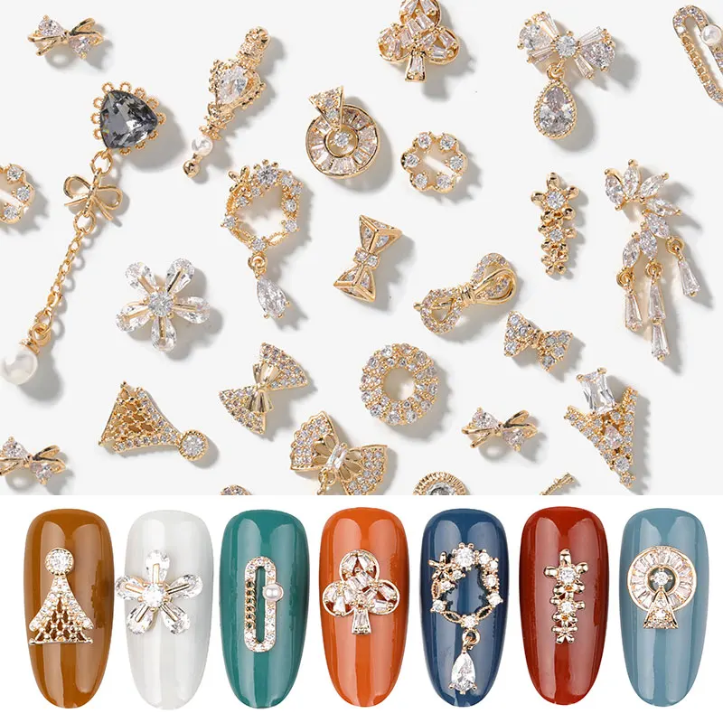 Latest 2 pc alloy Zircon Nail art decoration luxury zircon rhinestone tassel heart wing nail jewelry high end long nail charms
Latest 2 pc alloy Zircon Nail art decoration luxury zircon rhinestone tassel heart wing nail jewelry high end long nail charms