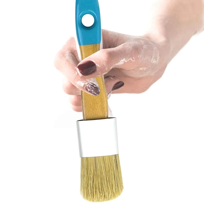 3 Pcs Chalk and Wax Paint Brushes Bristle Stencil Brushes & 2 Pcs Chalk & Wax Paint Brush Set
3 Pcs Chalk and Wax Paint Brushes Bristle Stencil Brushes & 2 Pcs Chalk & Wax Paint Brush Set