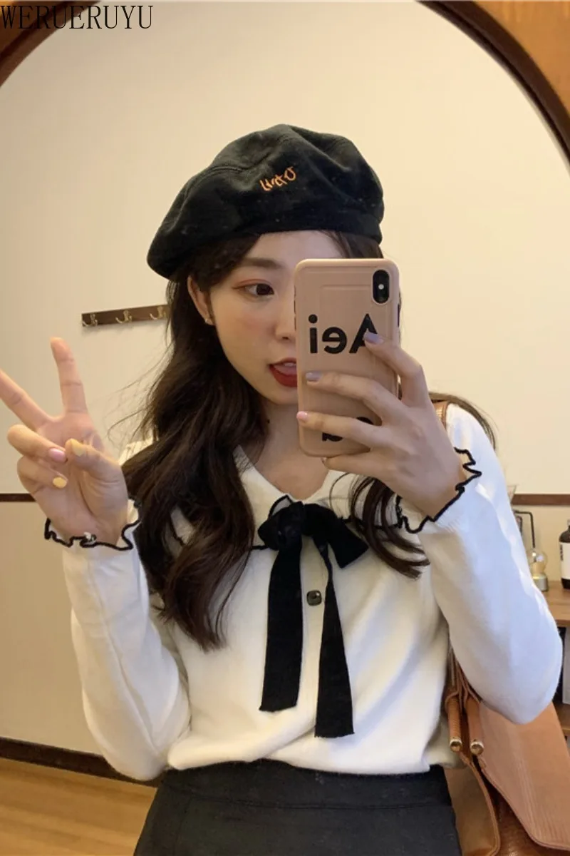 WERUERUYU 2021 New Doll Collar Sweater Women Pullover Long Sleeve Fashion Bottoming Sweaters Jumper
WERUERUYU 2021 New Doll Collar Sweater Women Pullover Long Sleeve Fashion Bottoming Sweaters Jumper