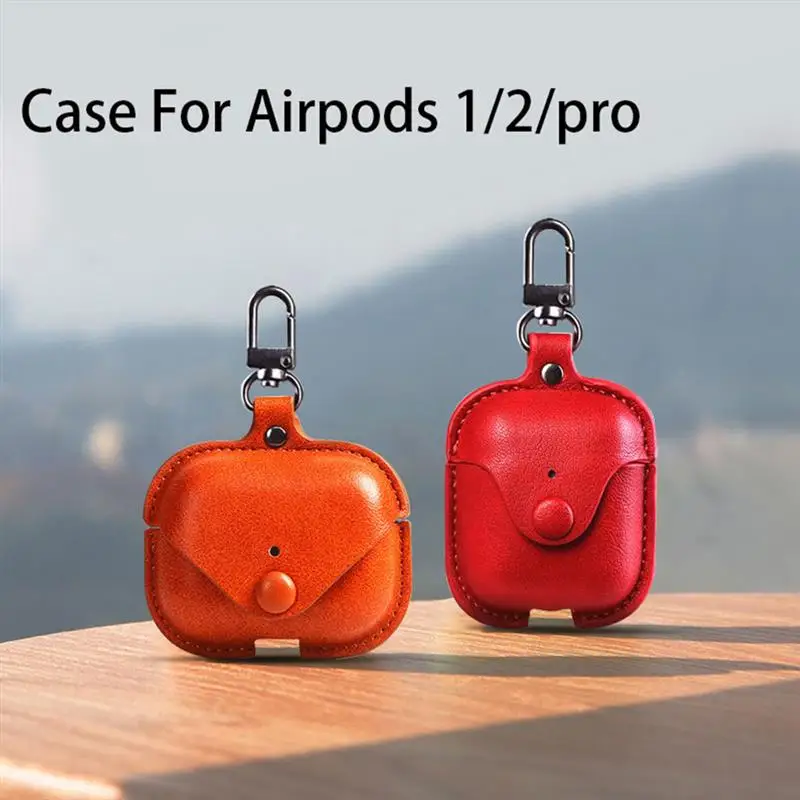For Apple Airpods Case Accessories Luxury Leather Case For AirPods 2 pro Earphone 3 Black Cover With Keychain hook
For Apple Airpods Case Accessories Luxury Leather Case For AirPods 2 pro Earphone 3 Black Cover With Keychain hook