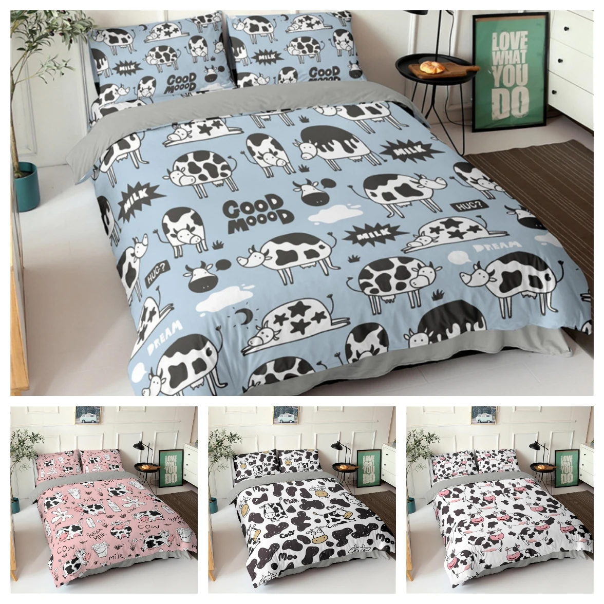 2021 New Pattern 3d Digital Milk Printing Duvet Cover Sets 1 Quilt Cover + 1/2 Pillowcases Single Twin Double Full Queen King
2021 New Pattern 3d Digital Milk Printing Duvet Cover Sets 1 Quilt Cover + 1/2 Pillowcases Single Twin Double Full Queen King
