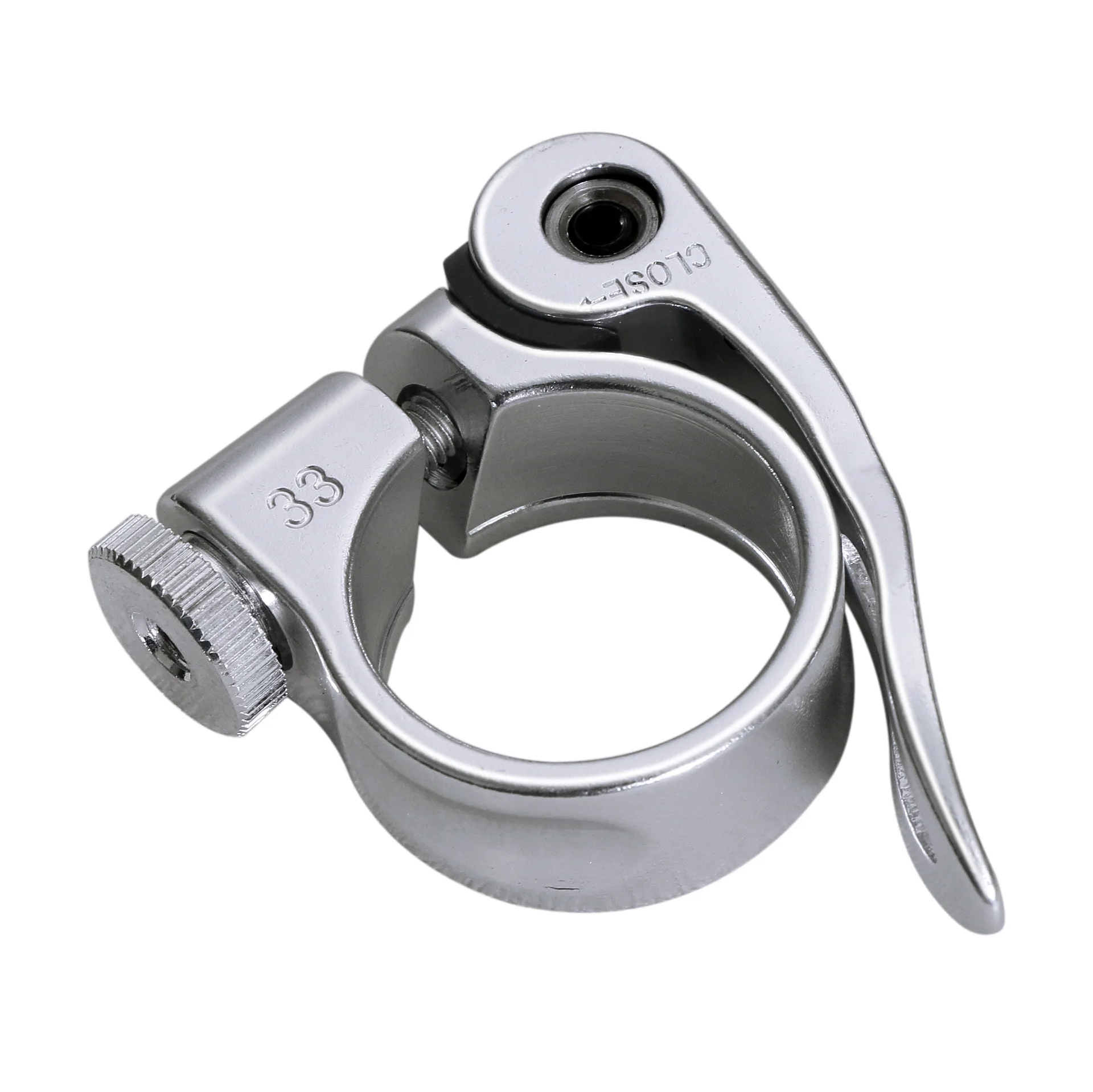 Black Silver 25.4, 28.6, black silver quick release seat clamp / seat clamp
Black Silver 25.4, 28.6, black silver quick release seat clamp / seat clamp