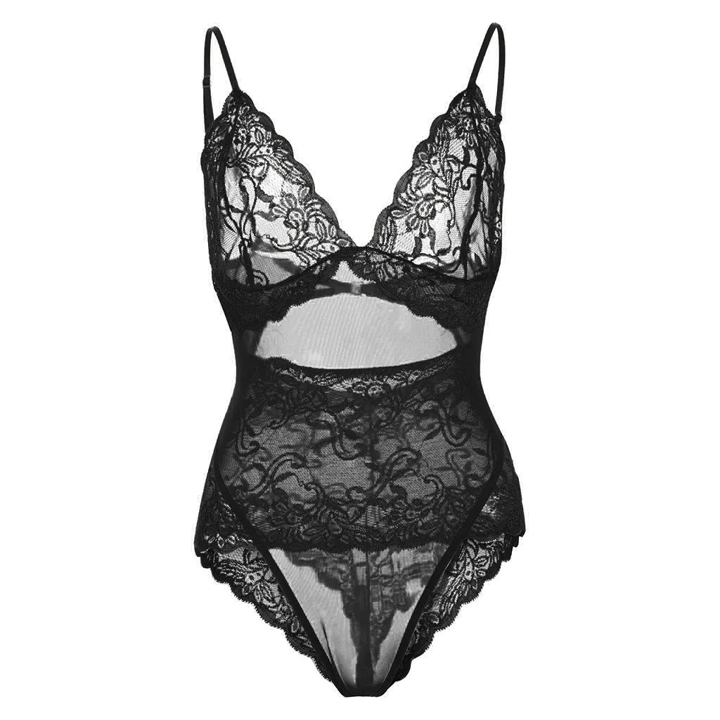 New Women's Lace Hollow Openwork Sexy Perspective Women Underwear Set lenceria para mujer bodysuit bodystocking
New Women's Lace Hollow Openwork Sexy Perspective Women Underwear Set lenceria para mujer bodysuit bodystocking