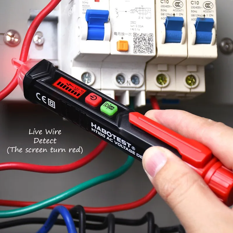 50/60Hz Probador De Voltaje Ht100 Pluma De Deteccion De Electricidad De Ca Sin Conta Test Pencil Electroscope Fast Shipping
50/60Hz Probador De Voltaje Ht100 Pluma De Deteccion De Electricidad De Ca Sin Conta Test Pencil Electroscope Fast Shipping