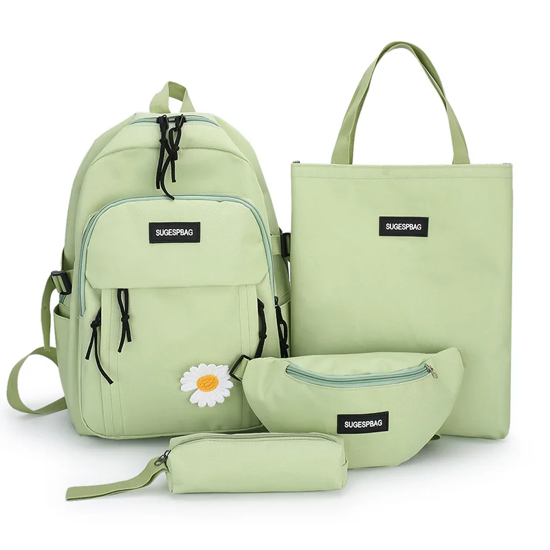 4 Piece Set High School backpack Bags for Teenage Girls 2021 Canvas Travel Backpack Women Bookbags Teen Student Schoolbag
4 Piece Set High School backpack Bags for Teenage Girls 2021 Canvas Travel Backpack Women Bookbags Teen Student Schoolbag
